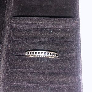 Pandora silver and Swarovski crystal